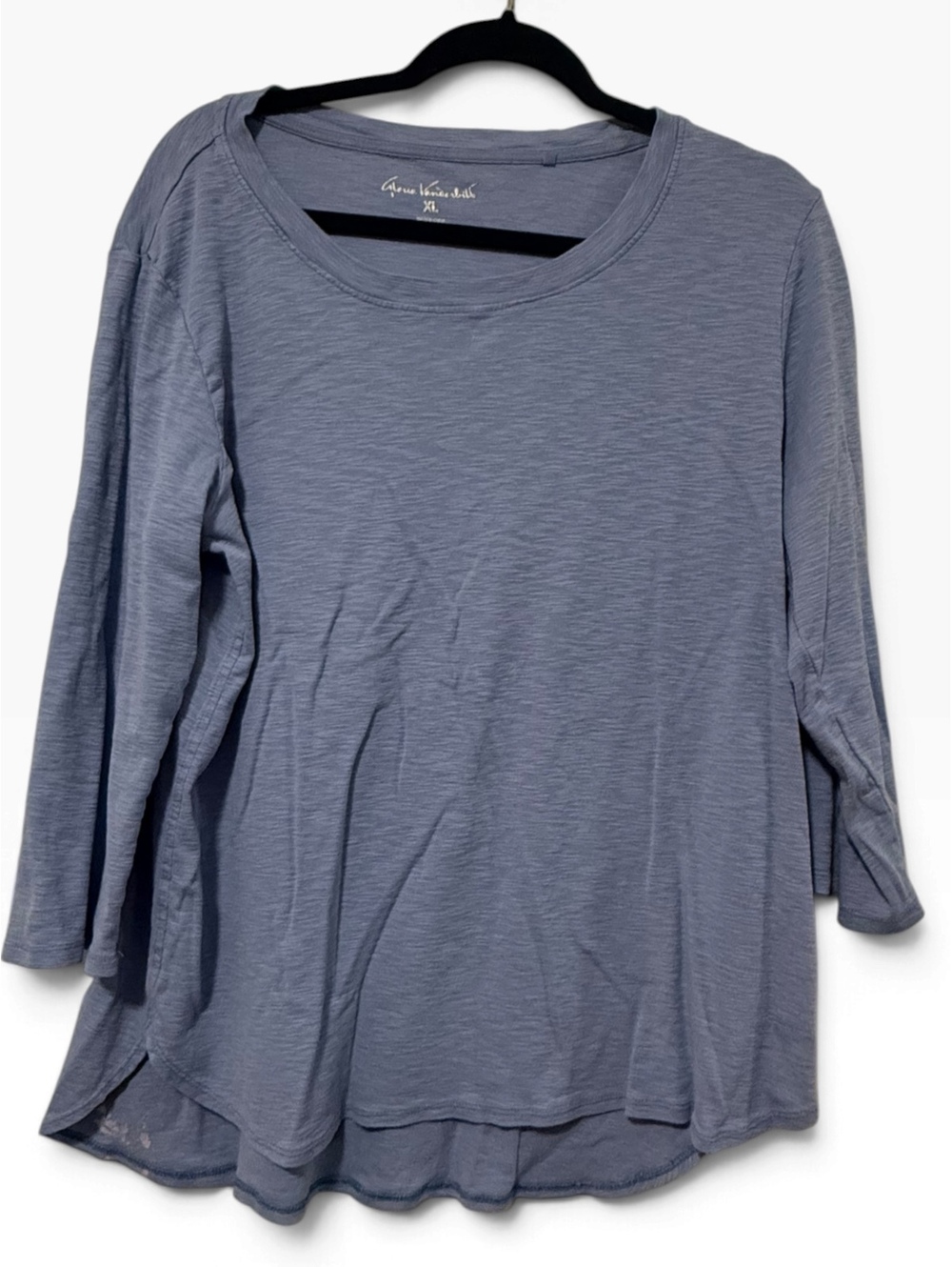 Gloria Vanderbilt Women's Blue Long Sleeve Casual Top XL